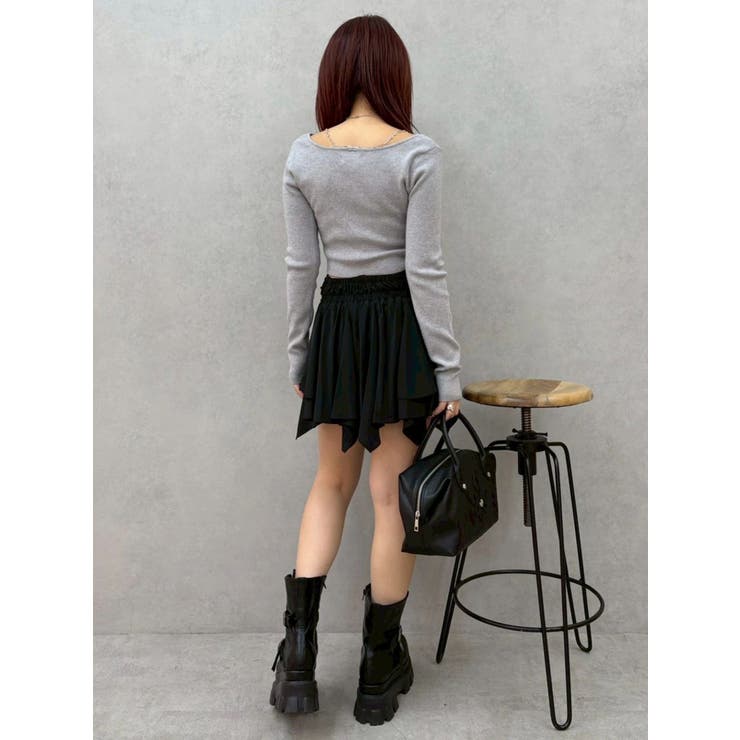 フリルリボンミニスカート | EVRIS | 詳細画像30 