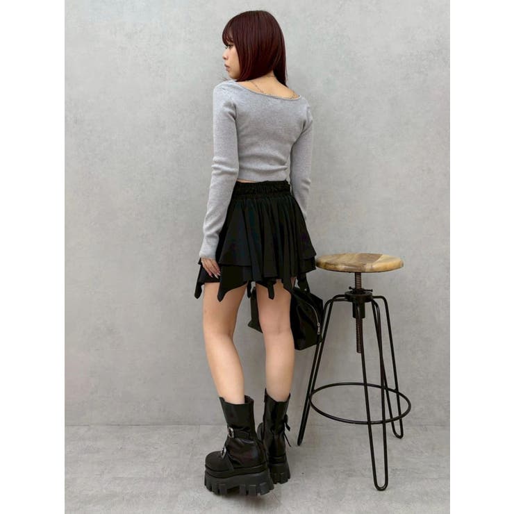 フリルリボンミニスカート | EVRIS | 詳細画像31 