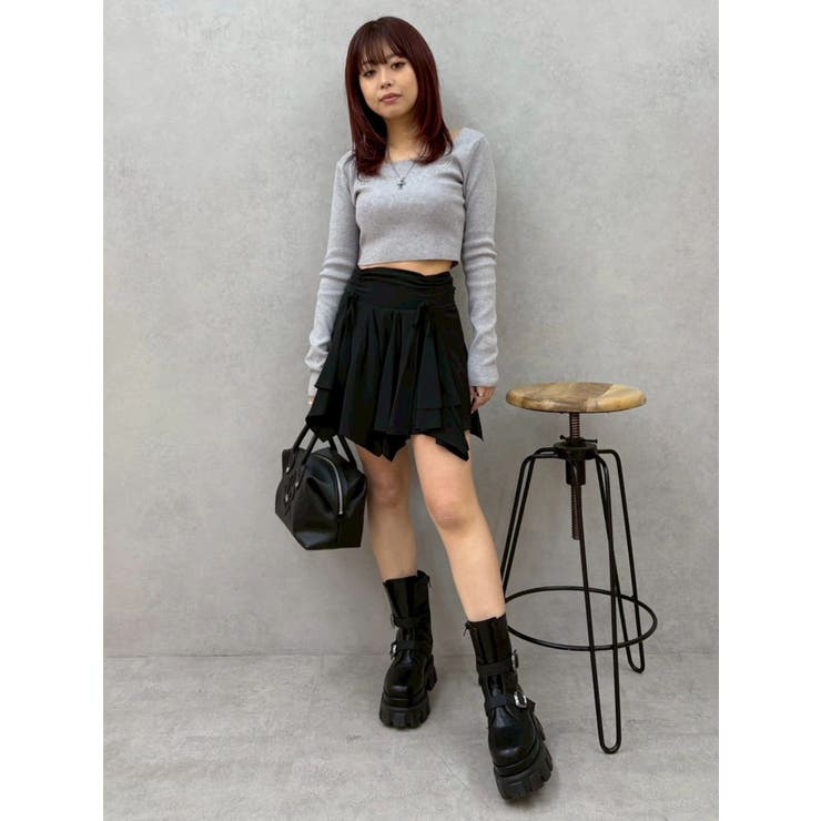 フリルリボンミニスカート | EVRIS | 詳細画像33 