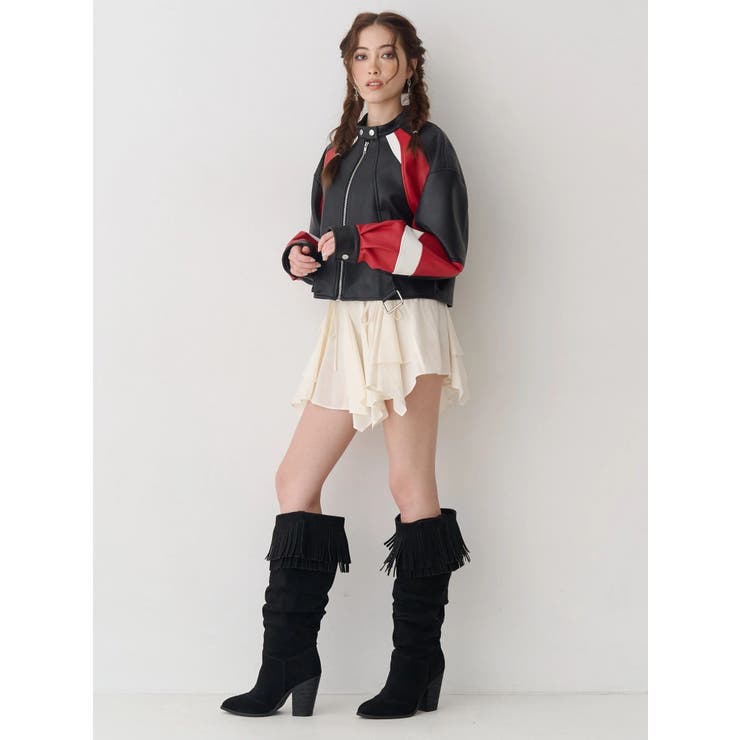 フリルリボンミニスカート | EVRIS | 詳細画像7 