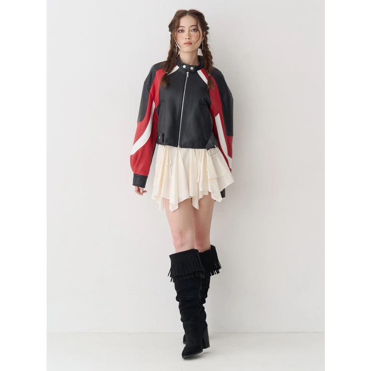 フリルリボンミニスカート | EVRIS | 詳細画像8 