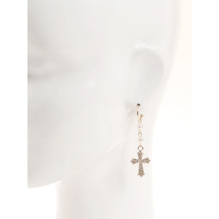 STONE CROSS MOTIF ピアス | EVRIS | 詳細画像14 