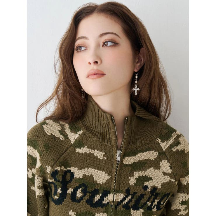 STONE CROSS MOTIF ピアス | EVRIS | 詳細画像8 