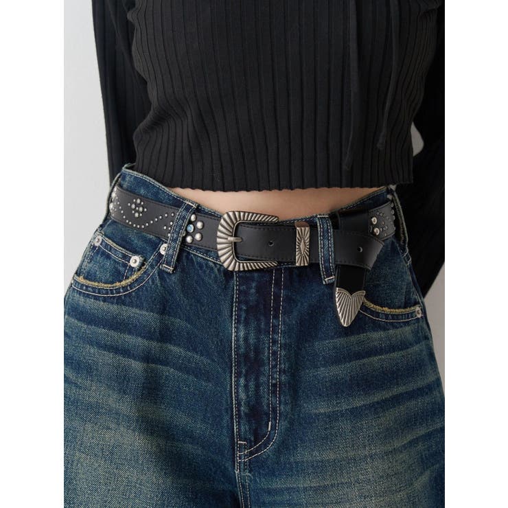 オリジナルスタッズバックルベルト | EVRIS | 詳細画像2 