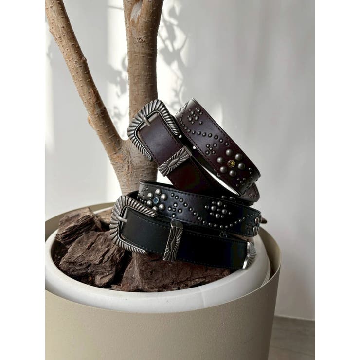 オリジナルスタッズバックルベルト | EVRIS | 詳細画像29 