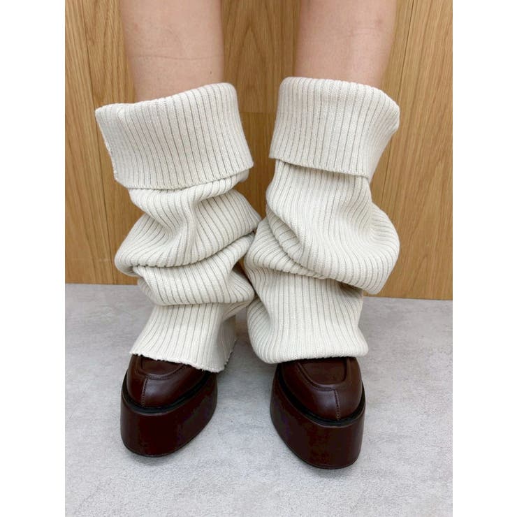 レッグウォーマーセットチャンキーヒールローファー | EVRIS | 詳細画像11 