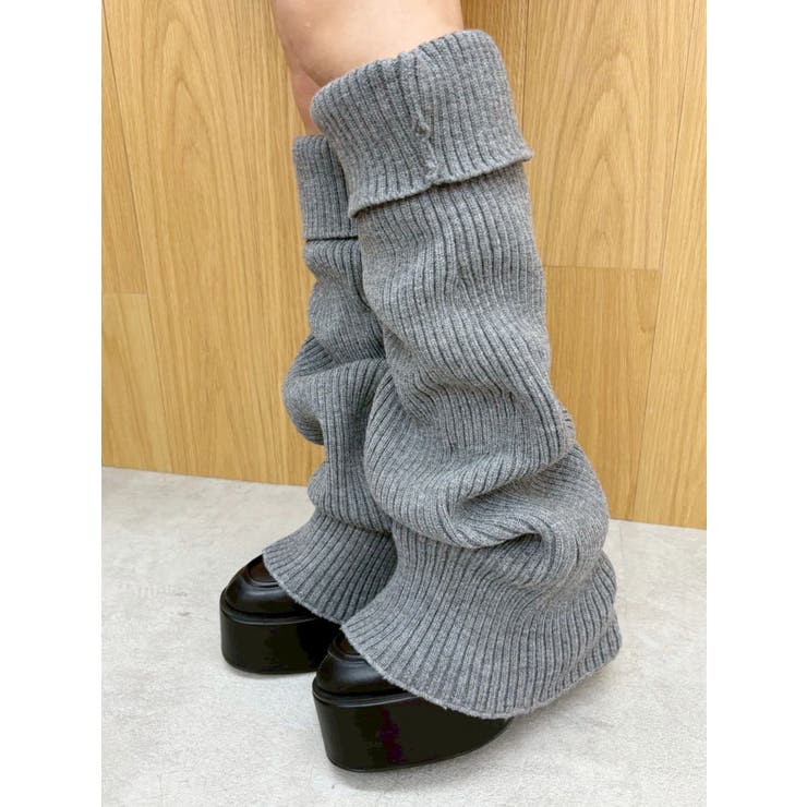 レッグウォーマーセットチャンキーヒールローファー | EVRIS | 詳細画像13 