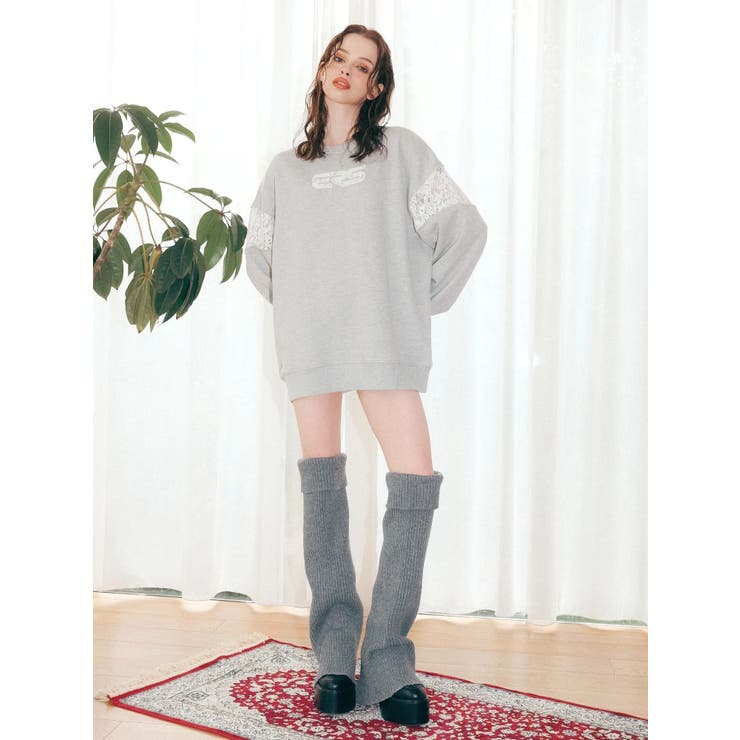 レッグウォーマーセットチャンキーヒールローファー | EVRIS | 詳細画像33 