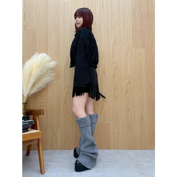 レッグウォーマーセットチャンキーヒールローファー | EVRIS | 詳細画像37 