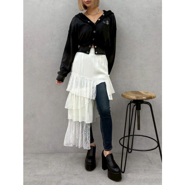 レッグウォーマーセットチャンキーヒールローファー | EVRIS | 詳細画像45 