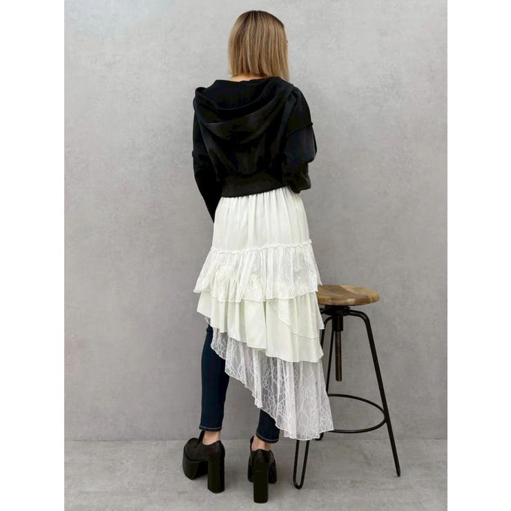 レッグウォーマーセットチャンキーヒールローファー | EVRIS | 詳細画像46 