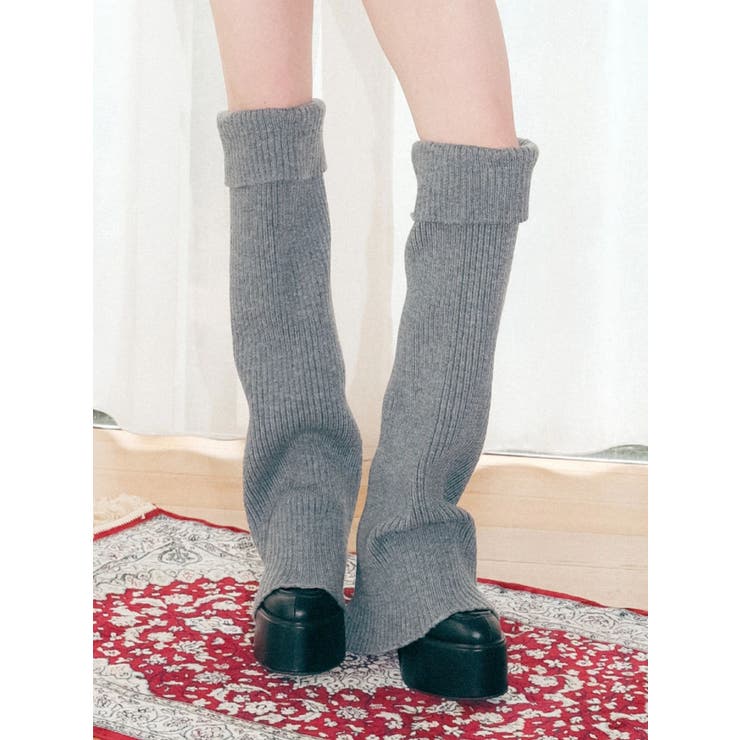 レッグウォーマーセットチャンキーヒールローファー | EVRIS | 詳細画像9 