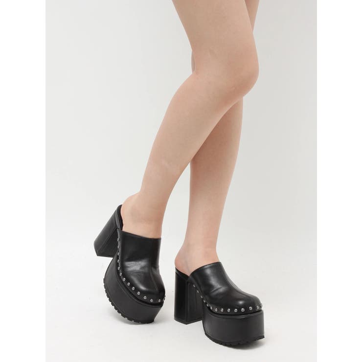 スタッズチャンキーヒールサボ | EVRIS | 詳細画像32 