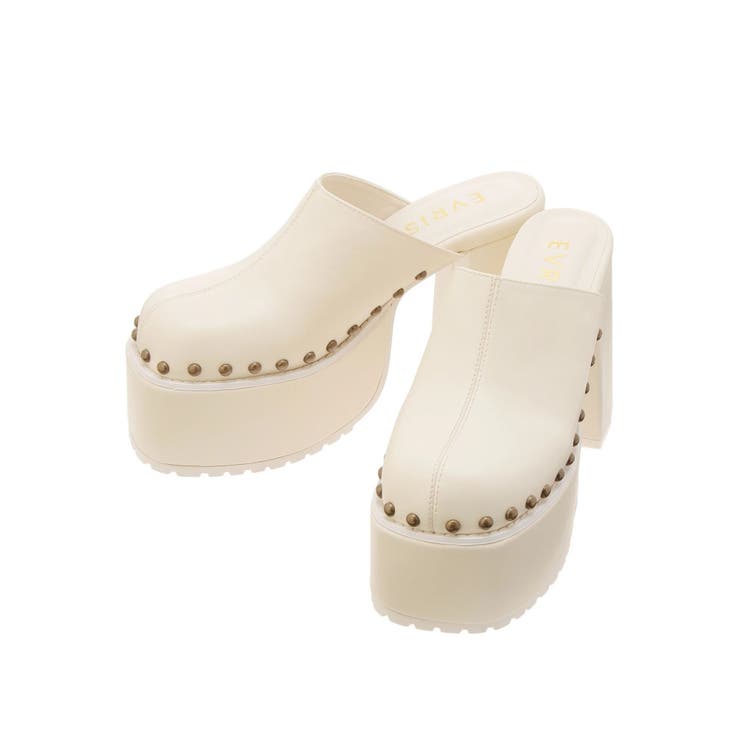 スタッズチャンキーヒールサボ | EVRIS | 詳細画像33 