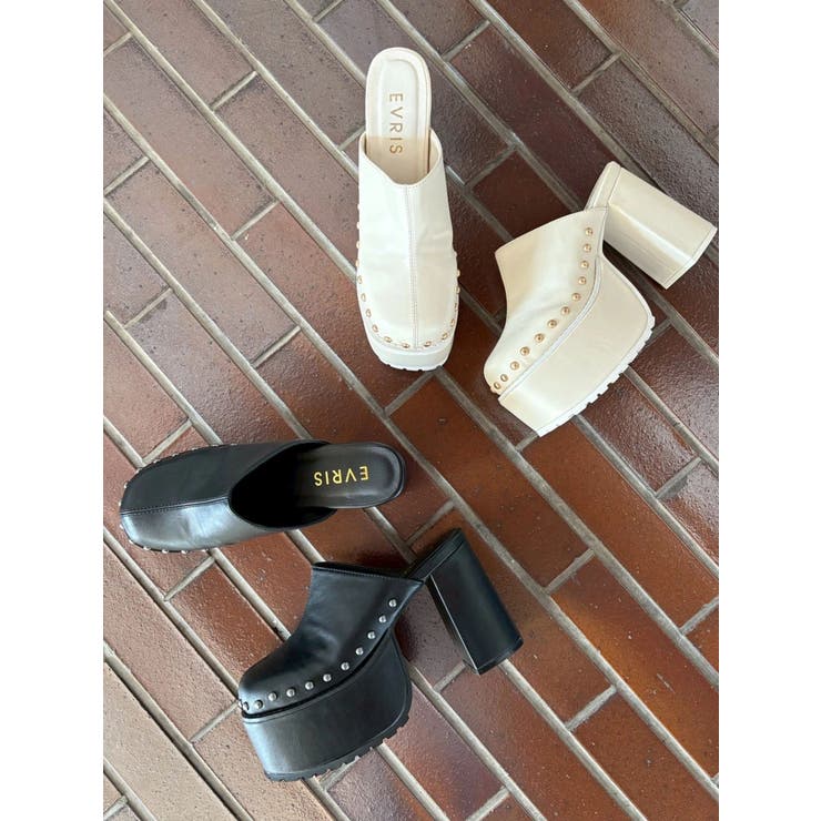 スタッズチャンキーヒールサボ | EVRIS | 詳細画像8 