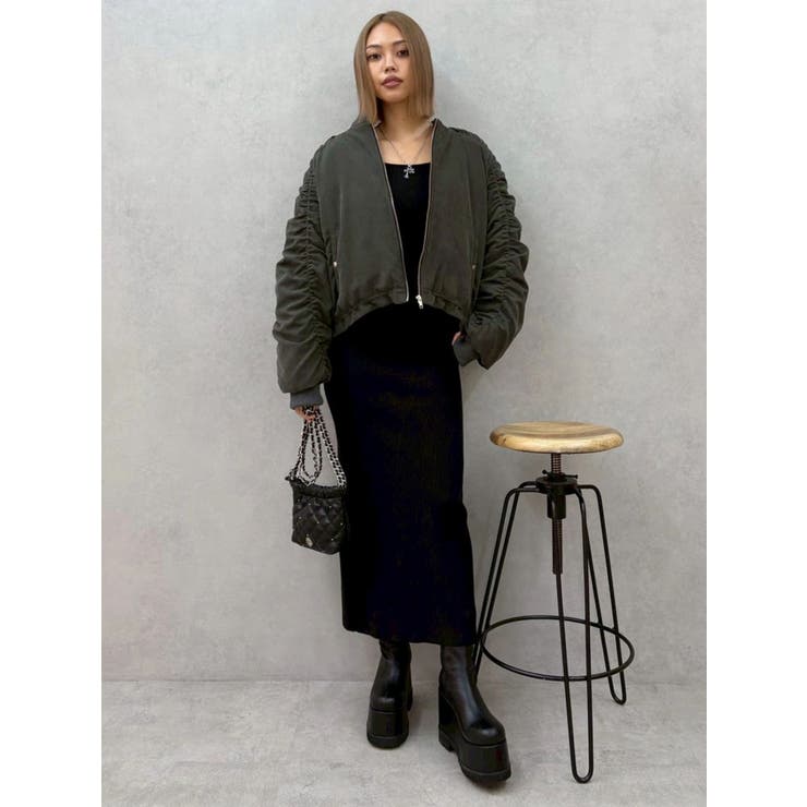 フェイクレザープラットフォームブーツ | EVRIS | 詳細画像15 