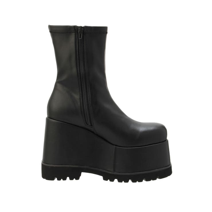 フェイクレザープラットフォームブーツ | EVRIS | 詳細画像25 