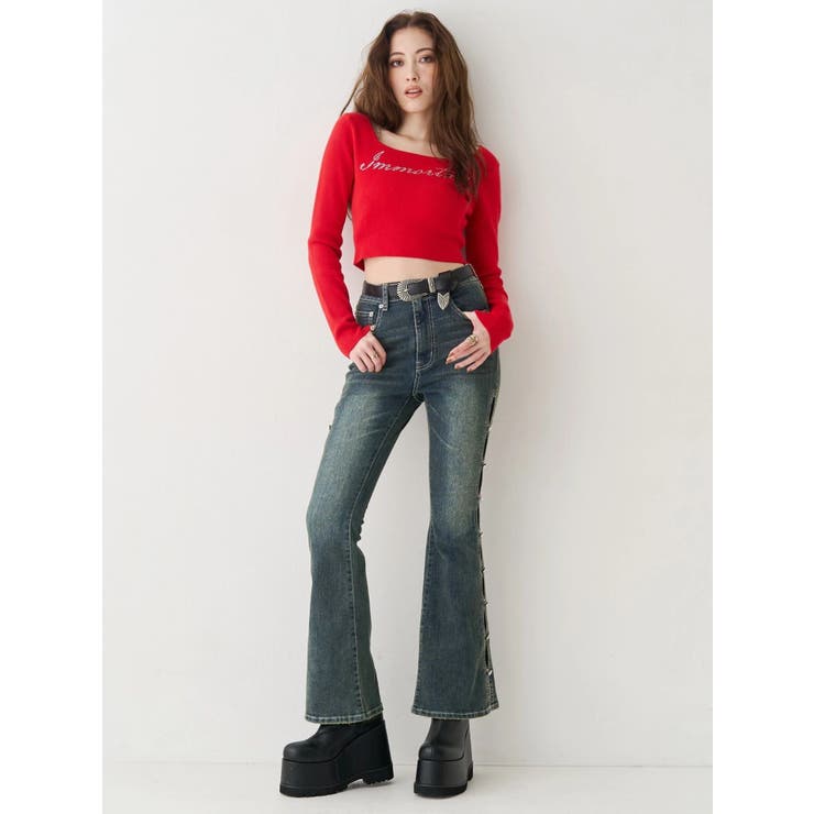 フェイクレザープラットフォームブーツ | EVRIS | 詳細画像5 