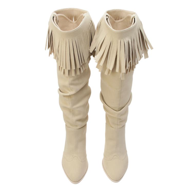 フリンジデザインロングブーツ | EVRIS | 詳細画像13 