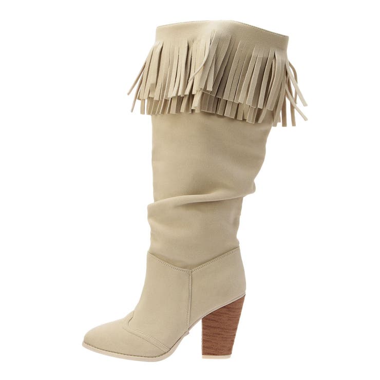 フリンジデザインロングブーツ | EVRIS | 詳細画像14 