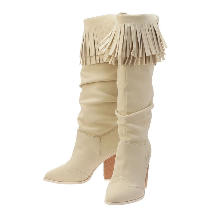 フリンジデザインロングブーツ | EVRIS | 詳細画像23 