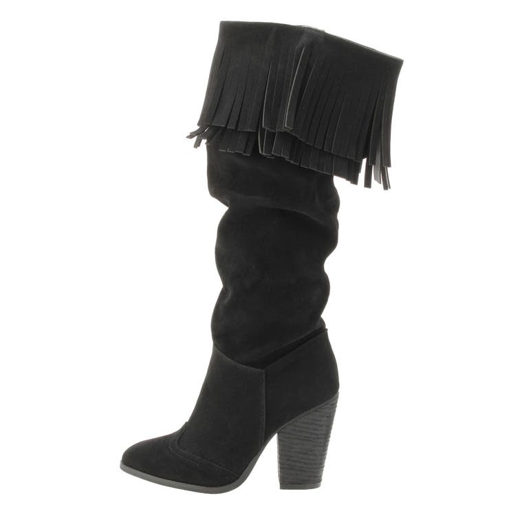 フリンジデザインロングブーツ | EVRIS | 詳細画像40 