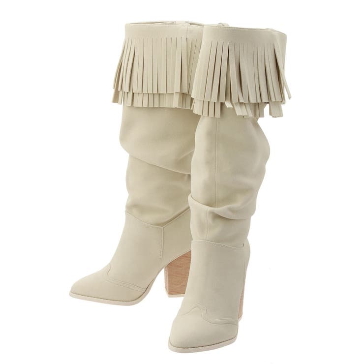 フリンジデザインロングブーツ | EVRIS | 詳細画像48 