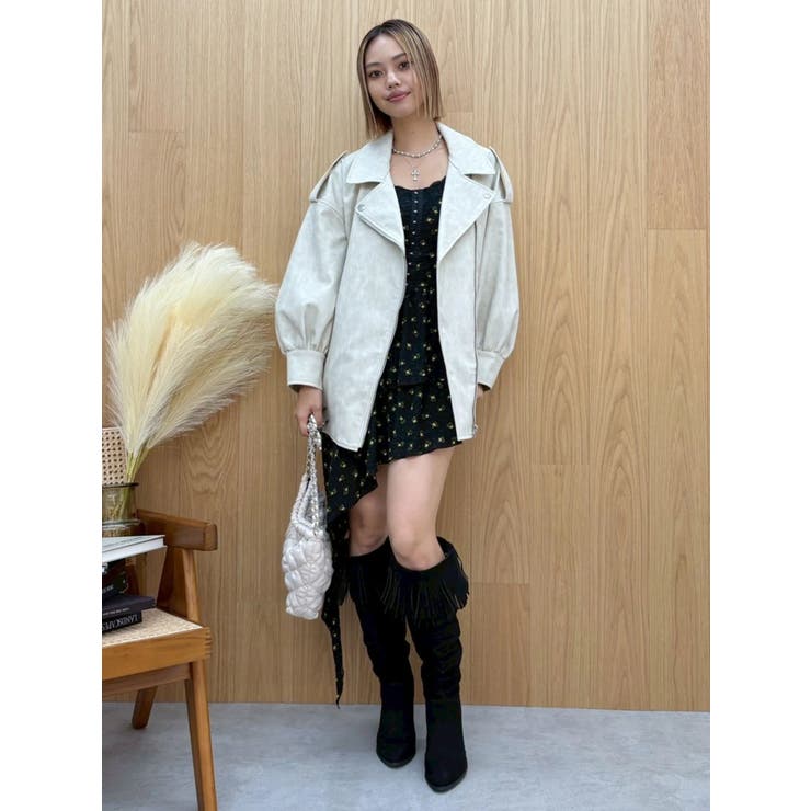 フリンジデザインロングブーツ | EVRIS | 詳細画像9 