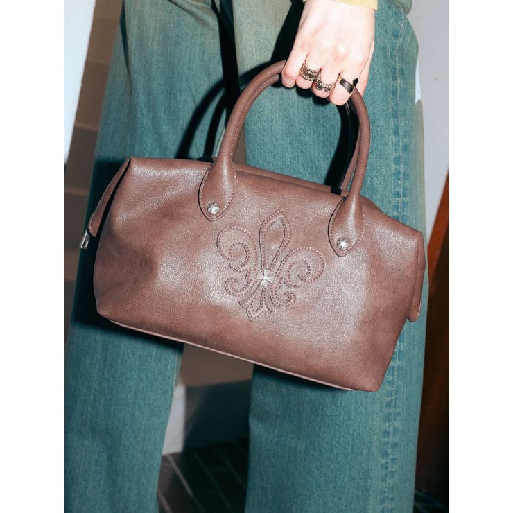 【予約完売カラー入荷！】エンブレムボストンBAG | EVRIS | 詳細画像42 