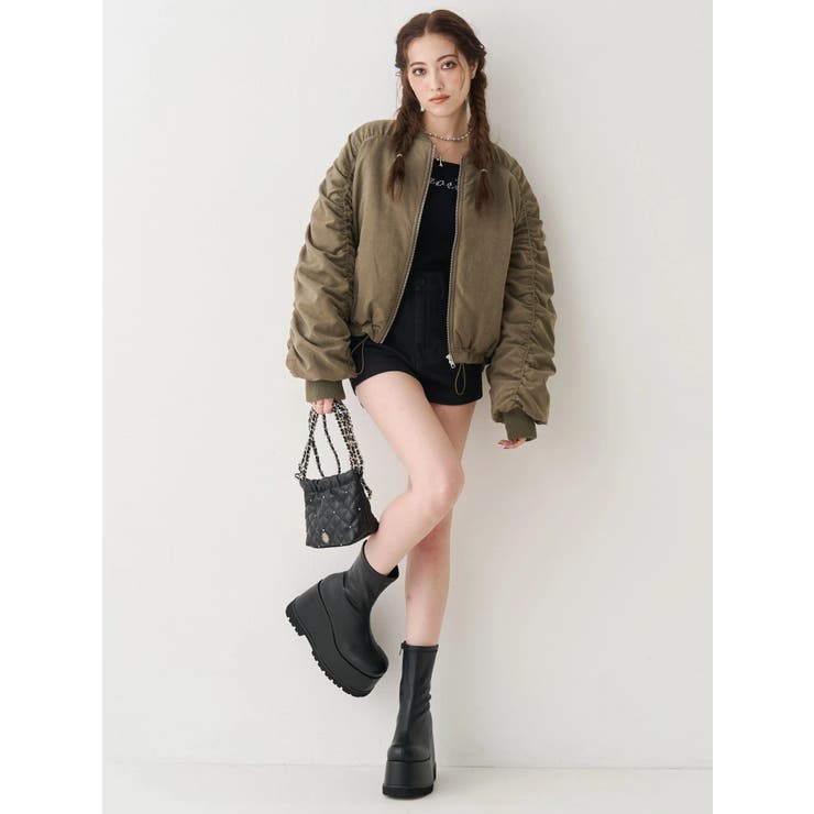 キルティングチェーンミニショルダーBAG | EVRIS | 詳細画像12 