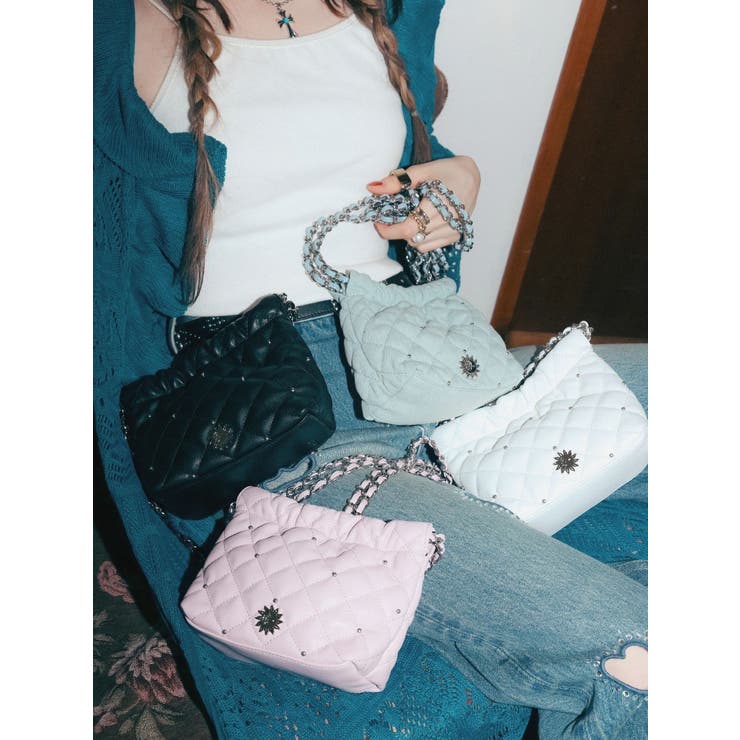 キルティングチェーンミニショルダーBAG | EVRIS | 詳細画像35 