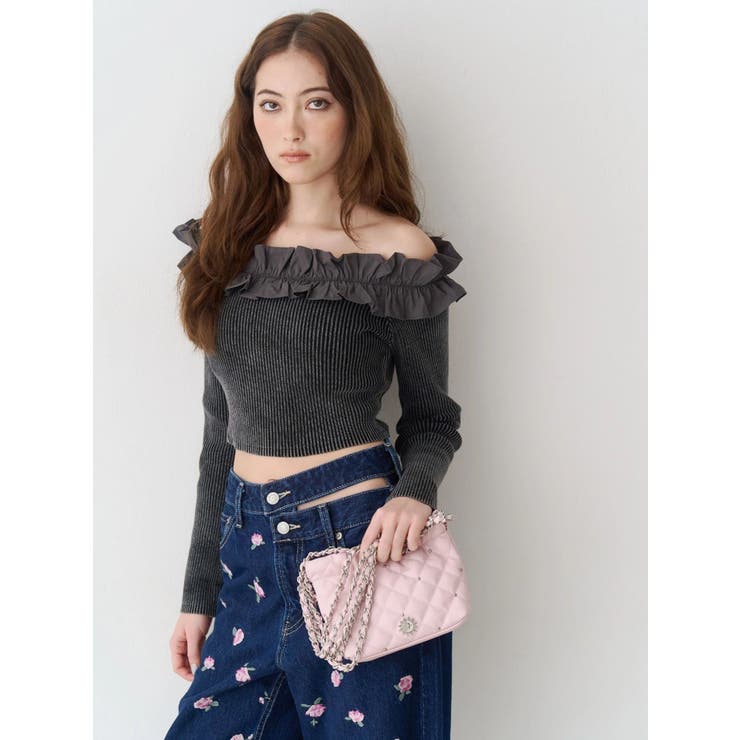 キルティングチェーンミニショルダーBAG | EVRIS | 詳細画像6 