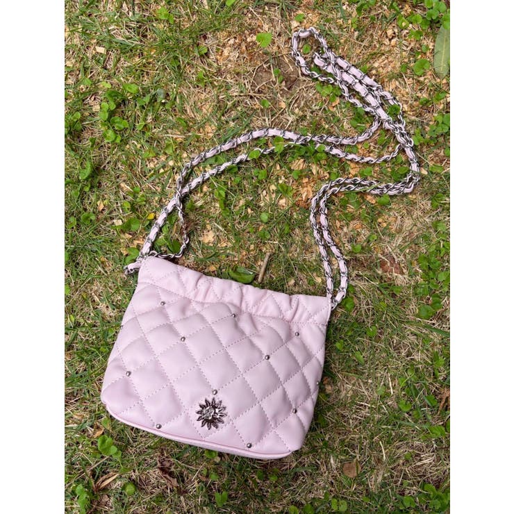 ピンク | キルティングチェーンミニショルダーBAG | EVRIS