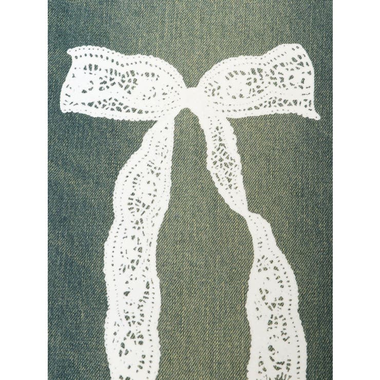 リボンレースワイドデニムパンツ | EVRIS | 詳細画像33 