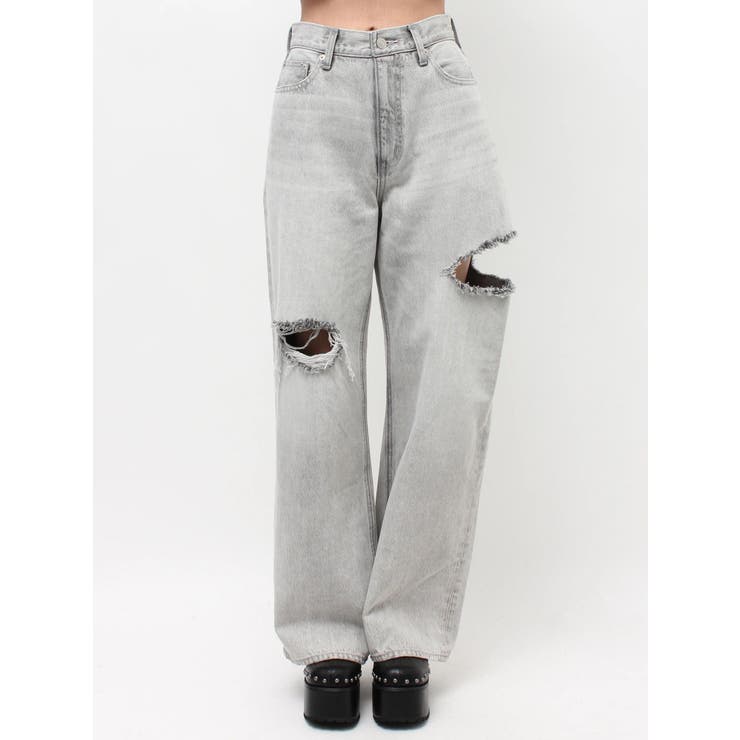 カットアウトワイドデニムパンツ【セットアップ着用可能】 | EVRIS | 詳細画像25 