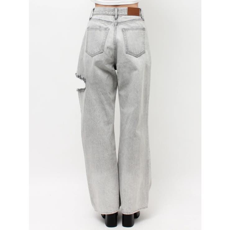 カットアウトワイドデニムパンツ【セットアップ着用可能】 | EVRIS | 詳細画像27 