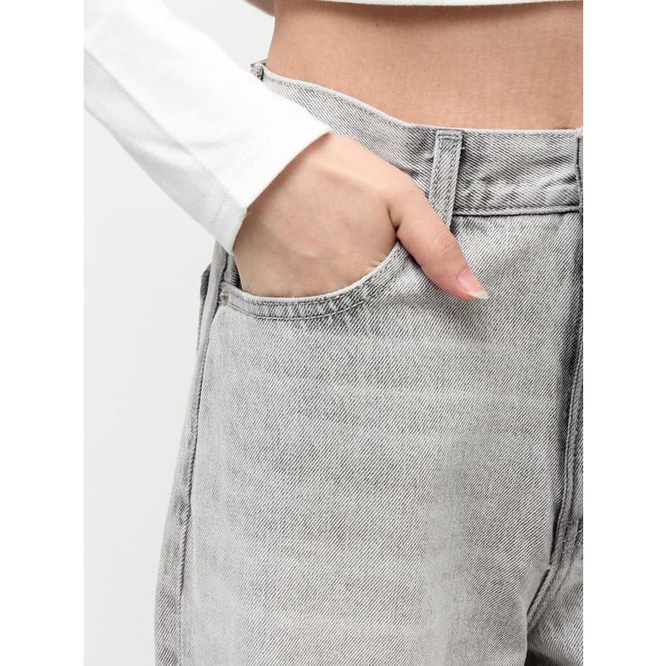 カットアウトワイドデニムパンツ【セットアップ着用可能】 | EVRIS | 詳細画像30 