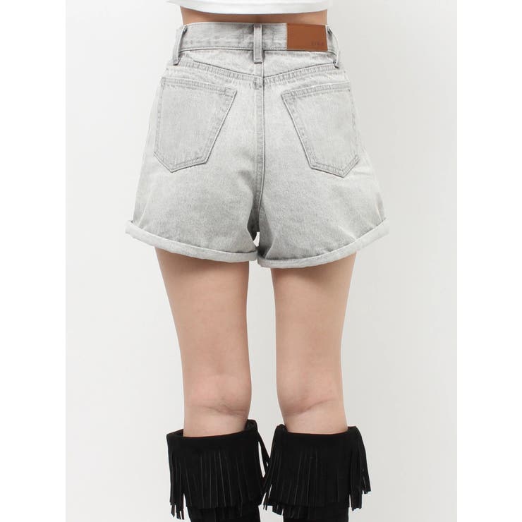 ヴィンテージライクカラーショートデニムパンツ【セットアップ着用可能】 | EVRIS | 詳細画像37 