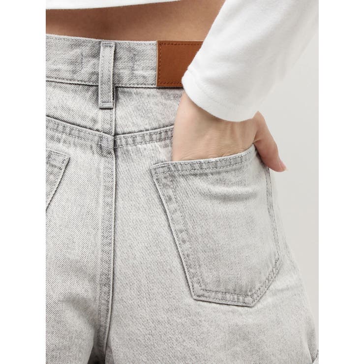 ヴィンテージライクカラーショートデニムパンツ【セットアップ着用可能】 | EVRIS | 詳細画像39 