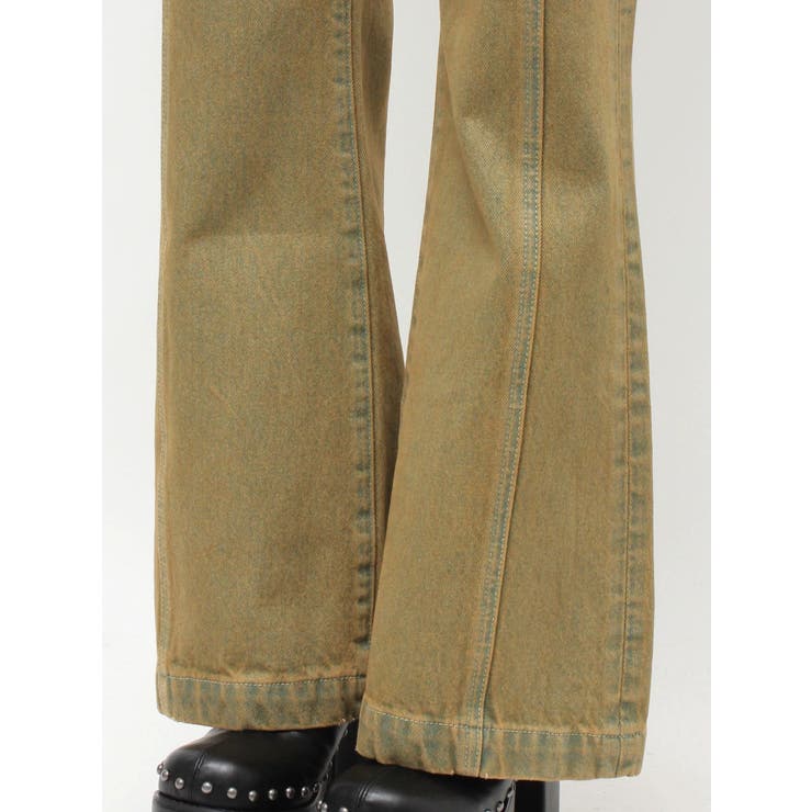 ウエストクロスフレアデニムパンツ【セットアップ着用可能】 | EVRIS | 詳細画像20 