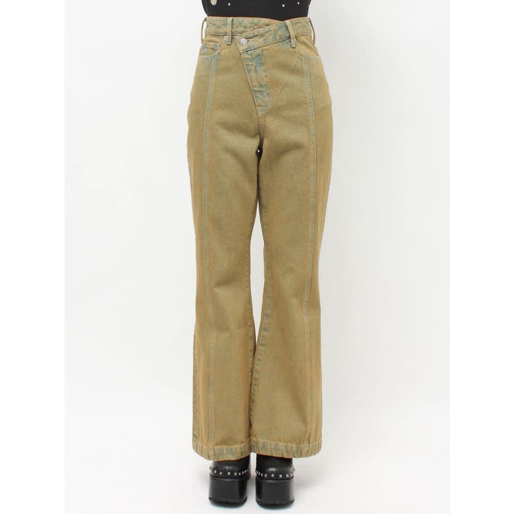 ウエストクロスフレアデニムパンツ【セットアップ着用可能】 | EVRIS | 詳細画像25 