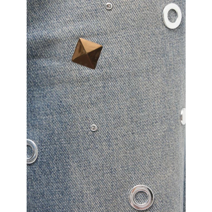 MIX MOTIF ワイドデニムパンツ | EVRIS | 詳細画像30 