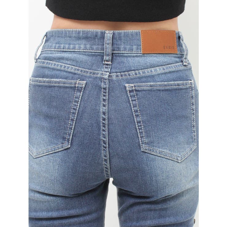 サイドビジューフレアデニムパンツ | EVRIS | 詳細画像35 