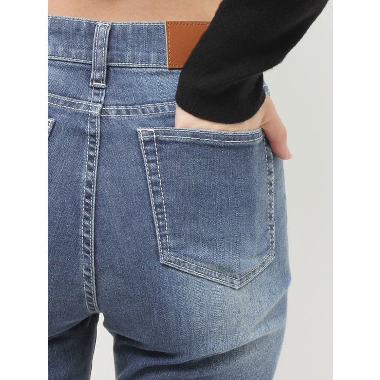 サイドビジューフレアデニムパンツ | EVRIS | 詳細画像36 