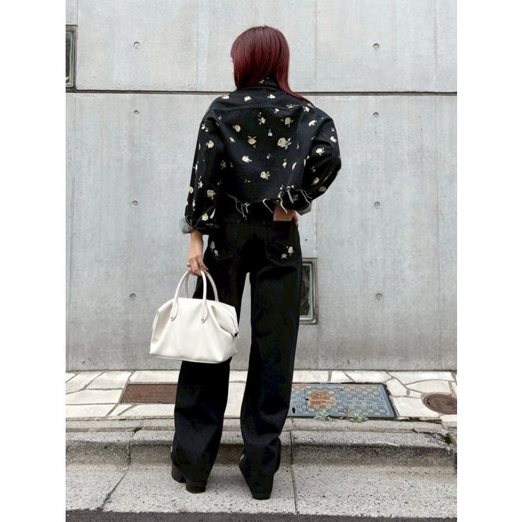 Embroideryカットアウトワイドデニムパンツ【セットアップ着用可能】 | EVRIS | 詳細画像18 