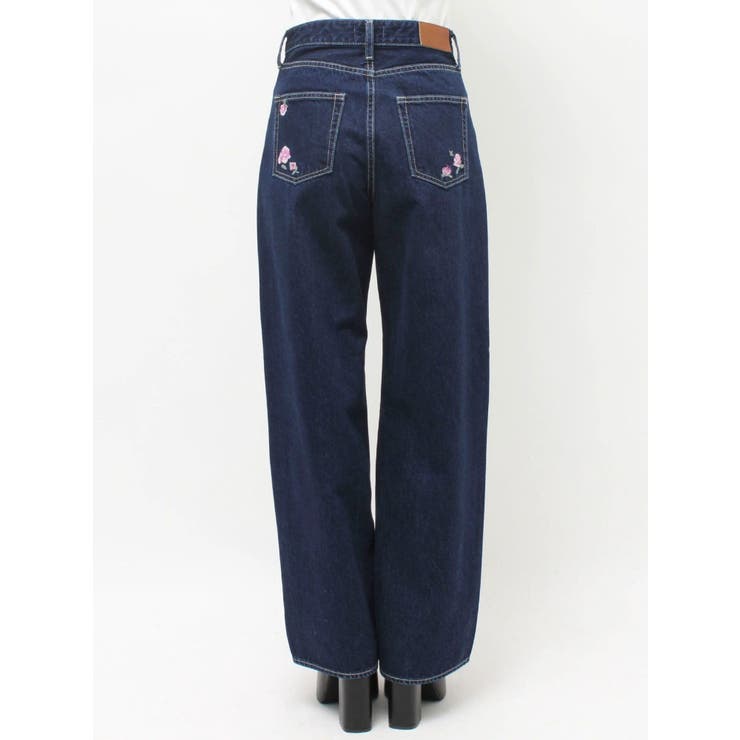 Embroideryカットアウトワイドデニムパンツ【セットアップ着用可能】 | EVRIS | 詳細画像35 