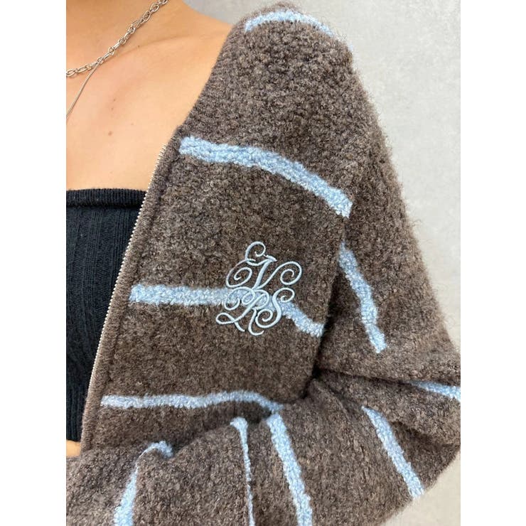 オーバーサイズフードニットトップス【セットアップ着用可能】 | EVRIS | 詳細画像18 