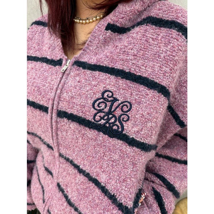 オーバーサイズフードニットトップス【セットアップ着用可能】 | EVRIS | 詳細画像29 