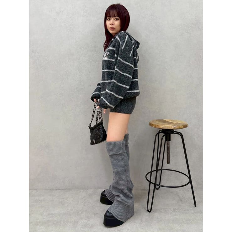 オーバーサイズフードニットトップス【セットアップ着用可能】 | EVRIS | 詳細画像43 