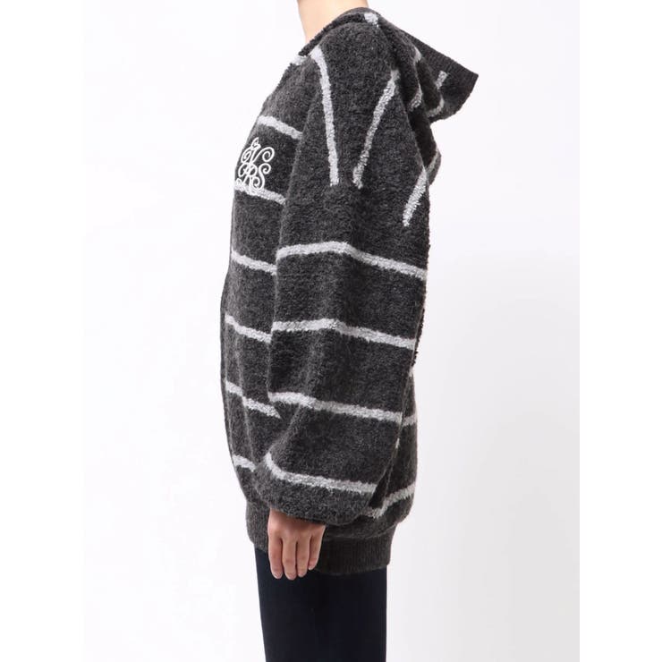 オーバーサイズフードニットトップス【セットアップ着用可能】 | EVRIS | 詳細画像46 